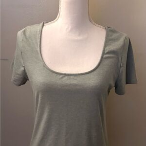 Love J Light Gray Short Sleeve Top